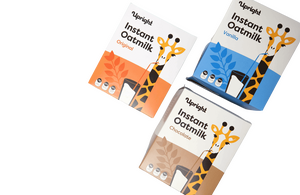 upright oat milk packaging 