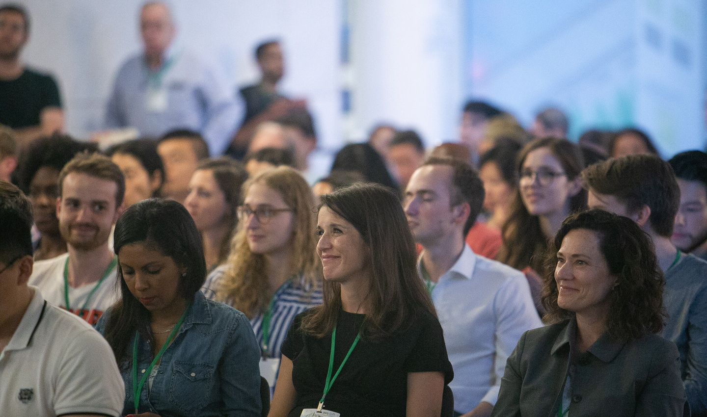 Audience at pitchoff event