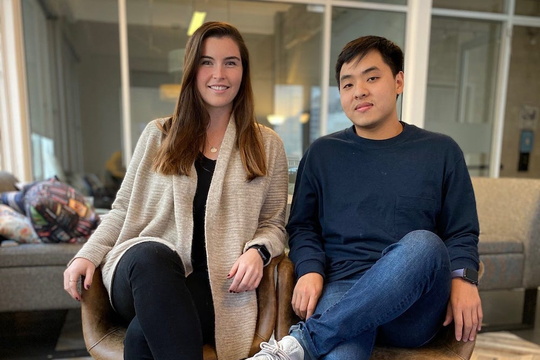 Portrait of two Snackpass founders