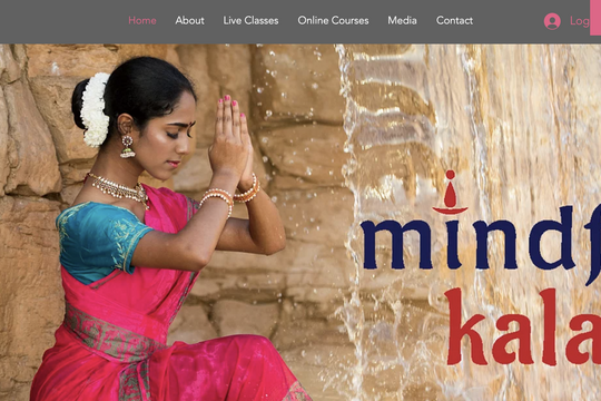Mindful Kala Website Screenshot