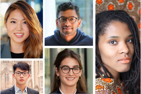 headshots of alumni featured in highlights