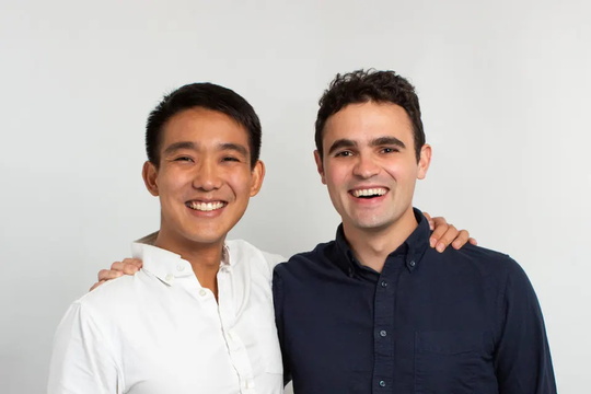 RippleMatch cofounders Eric Ho (left) and Andrew Myers (right) 